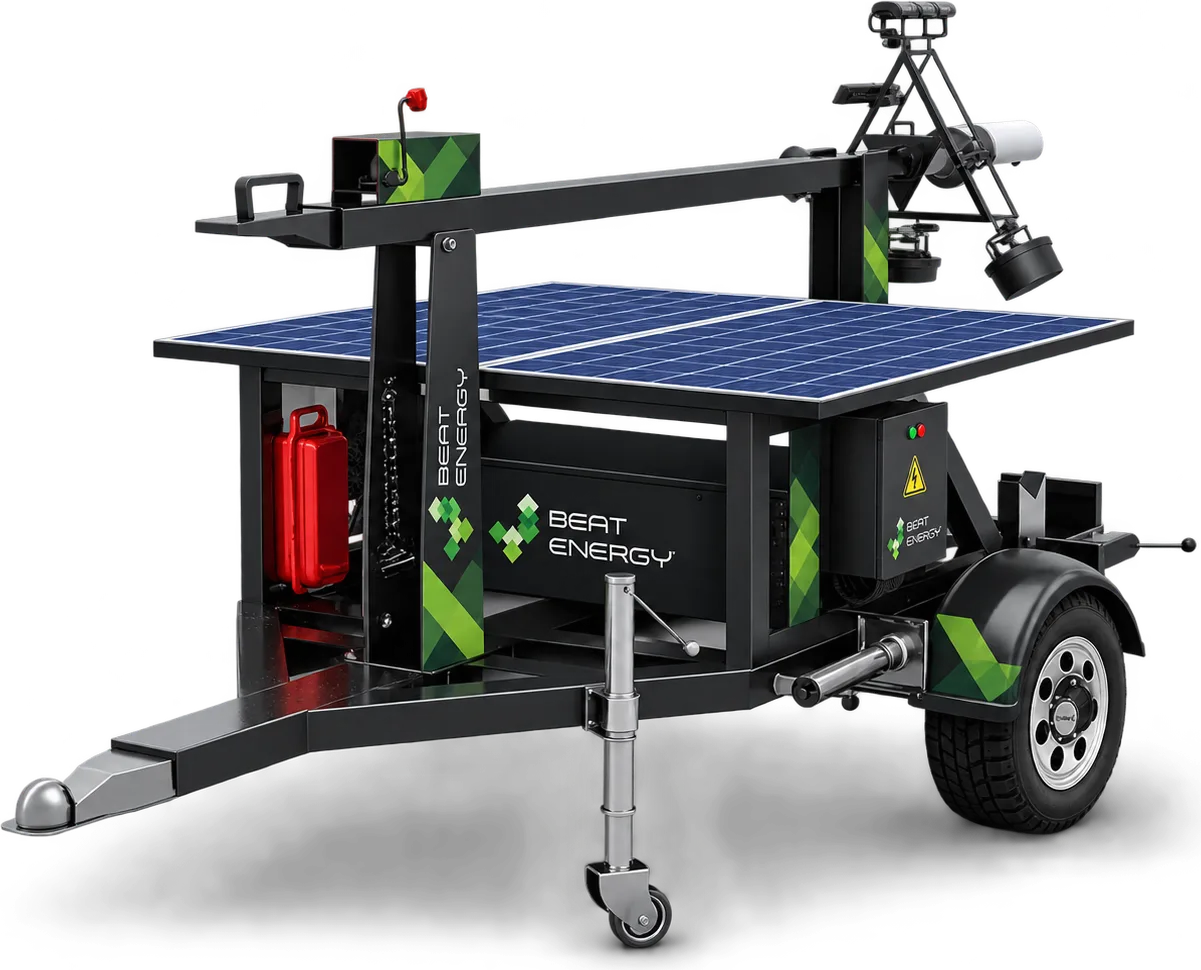Generador solar móvil — comunicaciones
