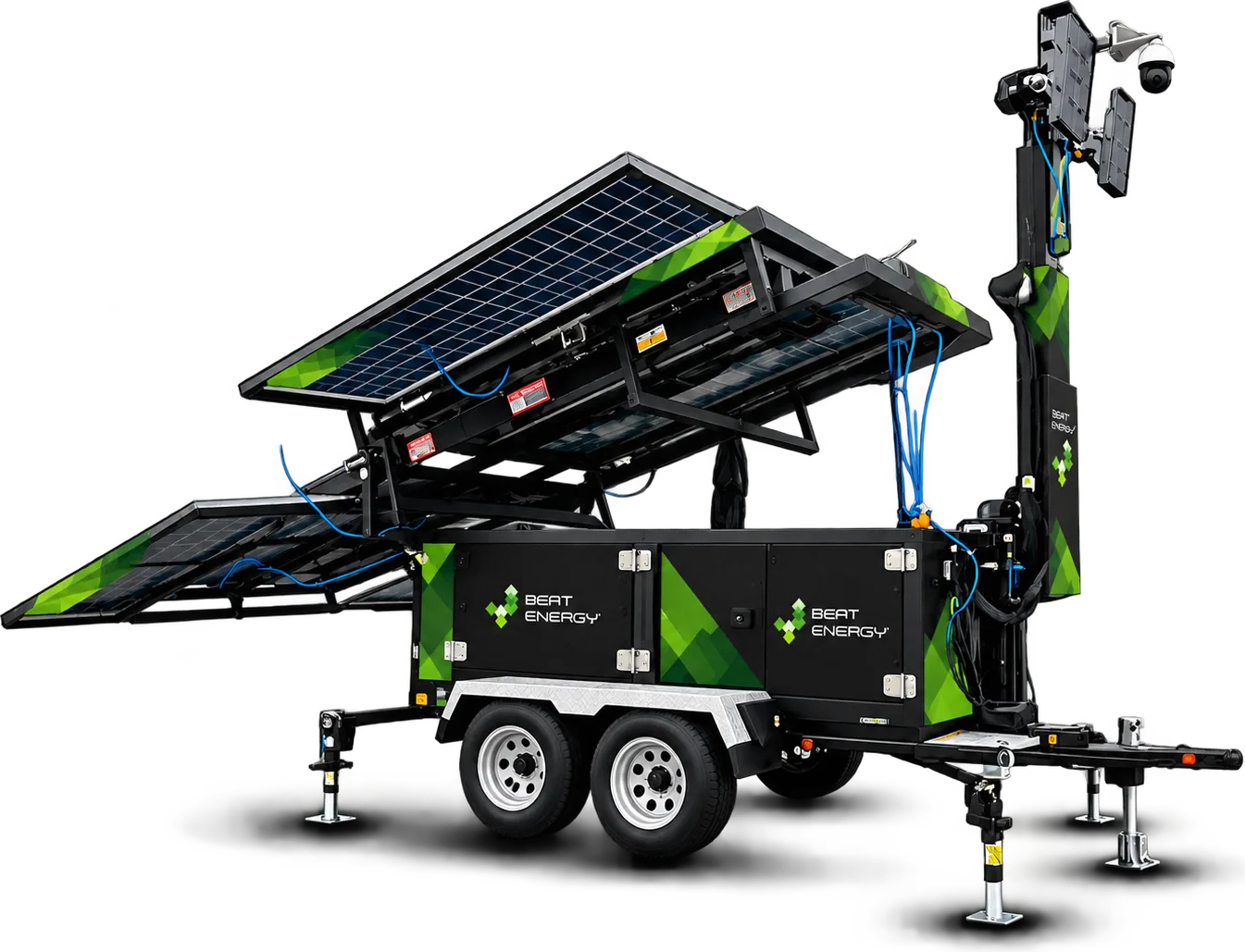 Planta solar móvil portátil